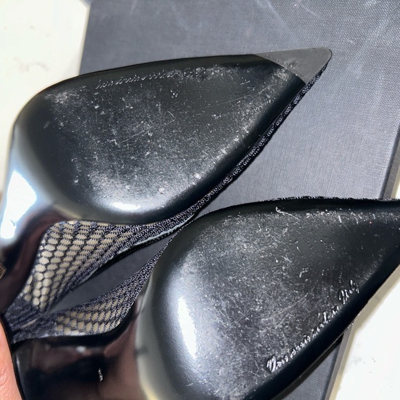 Dolce & Gabbana Black and Gold Stiletto Heels - Picture 9 of 16